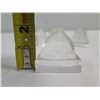 Image 8 : Qty 8 Clear Napkin Holders 2"x1"x2"H