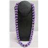 Image 1 : Ribbon Lei w/ Kukui Nuts 40"L