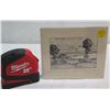 Image 2 : Christmas Greetings Artwork, Signed by Bess & Huc Luquiens, Unframed 6"x5"