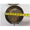 Image 8 : Metal Round Hinged Trinket Box 7.5"dia, 4.5"H