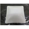 Image 8 : Qty 12 Curved Square Bowls 5"x5"