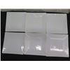 Image 8 : Qty 6 Square Plates 8.5"x8.5"