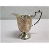 Image 2 : Sterling Dish 8"x6" w/ Metal Footed Homan Plate Creamer & Sugar Bowl