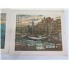 Image 8 : Qty 4 Picturesque Coastal Scenes Reproductions of Amadeo Freixas Vivo 17"x14"