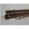 Image 2 : Wooden Wall Key Rail w/ Hooks 18"L