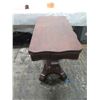 Image 8 : Wooden Square Table w/ Pedestal Base & Folding Lift-Top 35"x32"x27"H (damaged)