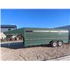 Image 1 : 2005 Sokal 20' Fifth Wheel Tandem Stock Trailer 7000 LBS Axles X 2 ; Serial