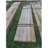 Image 1 : 43 Treated Spruce Boards : (20) 1'' x 4'' x 6' 8'' , (11) 1'' x 4'' x 7'