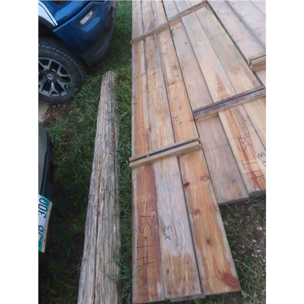 15 Southern Pine Hardwood : (10) 2'' x 8'' x 18' , (5) 2'' x 8'' x 20'