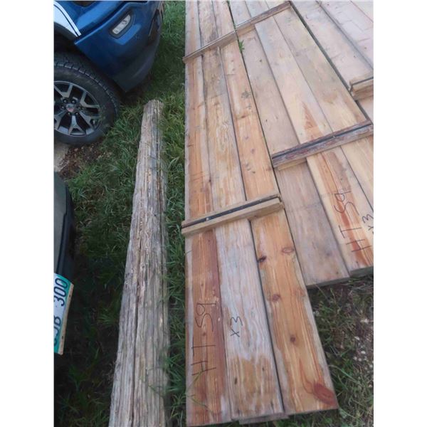 15 Southern Pine Hardwood : (10) 2'' x 8'' x 18' , (5) 2'' x 8'' x 20'