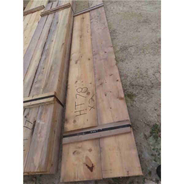 Various Boards + Floor Joist : (1) 2'' x 10'' x 8' 1'' , (1) 2'' x 12'' x 9' 3'' , 