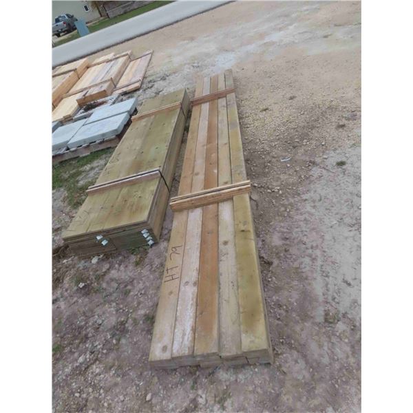 21 Treated Boards 1'' x 4'' x 12'