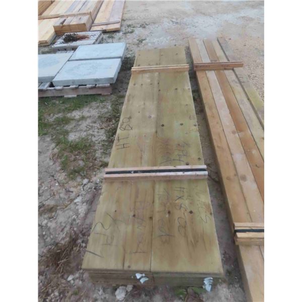 26 Treated Plywood 1/2'' x 11'' x 8' 