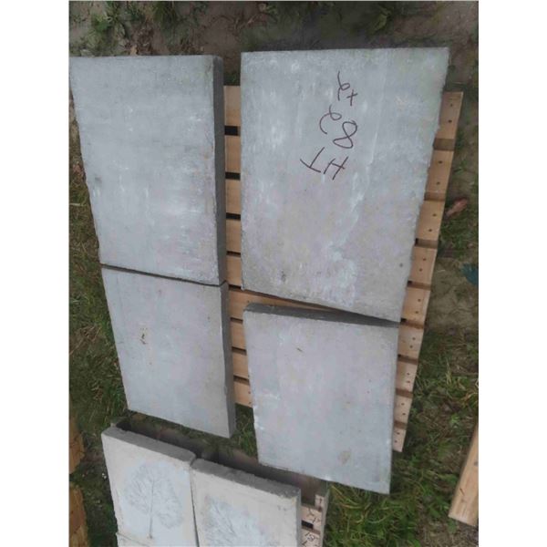 8 Concrete Pads 26'' x 19''