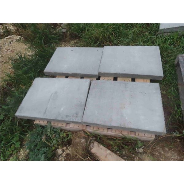 8 Concrete Pads 26'' x 19''