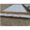 Image 2 : New* 37 Sheets of White Steel Cladding 3' x 14.67' - 1628 Square Feet 