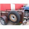 Image 3 : Bumper Hitch Utility Trailer 4' x 8' - Heavy Duty Sides , 3500 LBS 