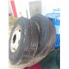 Image 7 : 2 Euzkadi 315/80R 22.5 Tires and Rims 