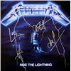 Image 1 : Metallica signed Ride The Lightning album