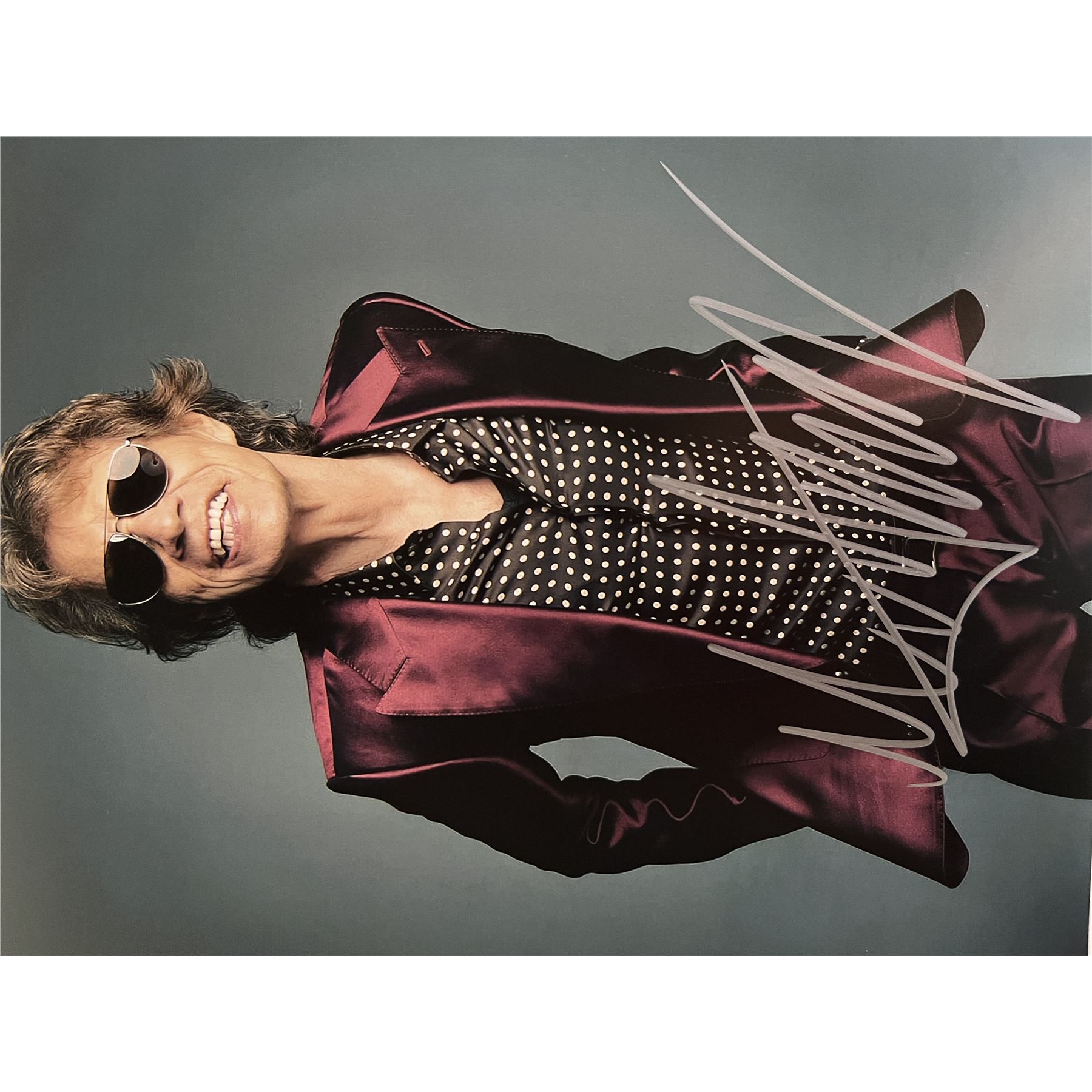 Mick Jagger SIGNED Foto The Rolling Stones - 25,4x20,3 Cm Gerahmtes Display