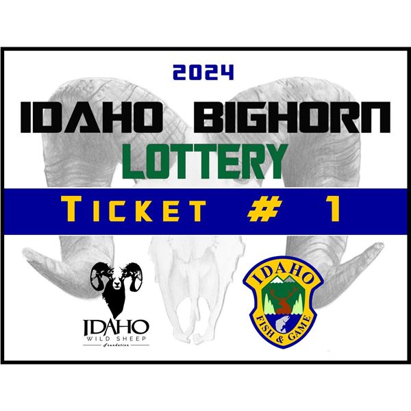 Idaho Bighorn Lottery Ticket #1