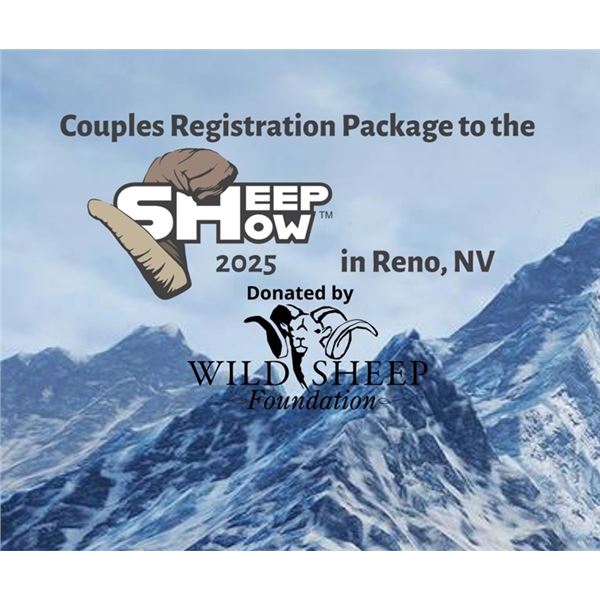 2025 Wild Sheep Foundation Sheep Show Couples Registration