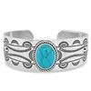 Image 1 : 'Into the Blue' Turquoise Cuff Bracelet by Montana Silversmiths
