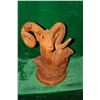 Image 1 : Custom Unique Wood Carved Bighorn Sheep Ram Head