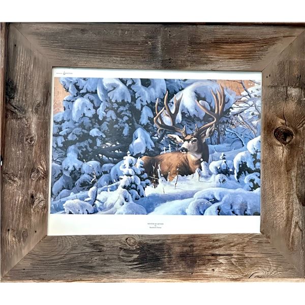 “Winter Quarters” by Randsom Owens Framed Print