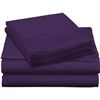 Image 1 : Set of 2 Purple Everyday Luxury Purity Collection - 100 Bamboo Rayon Bedding - 4 Piece Bed Sheet Set