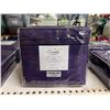 Image 2 : Set of 2 Purple Everyday Luxury Purity Collection - 100 Bamboo Rayon Bedding - 4 Piece Bed Sheet Set