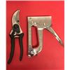Image 5 : Hyper tough home repair tool set, pruning shear, & staple gun
