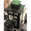 Image 5 : Group of assorted decor items including - approx. 10 candle lanterns & 1 tall, candle holders, & lan