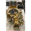 Image 1 : Group of assorted decor items including - various mirrors, candlestick holds, lanterns candle holder
