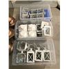 Image 2 : Group of assorted decor items including - decor bird cages, mini lantern candle holders, etc...