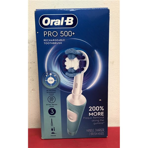 Oral B Pro 500+ electric  toothbrush