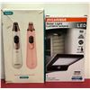 Image 1 : Group of 2 LED solar light & blackhead remover w/ LED screen