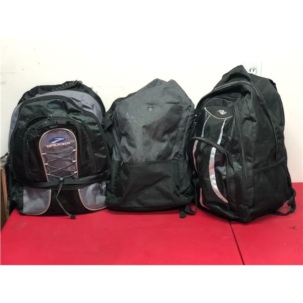 Group of 3 backpacks