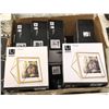 Image 3 : Group of assorted decor items including - Umbra Prisma glass photo display, 7x7in Gold mirrors, Silv