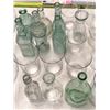 Image 2 : Group of assorted wedding/decor items including - kerosene lamps glass, glasses, glass bowls, glass 
