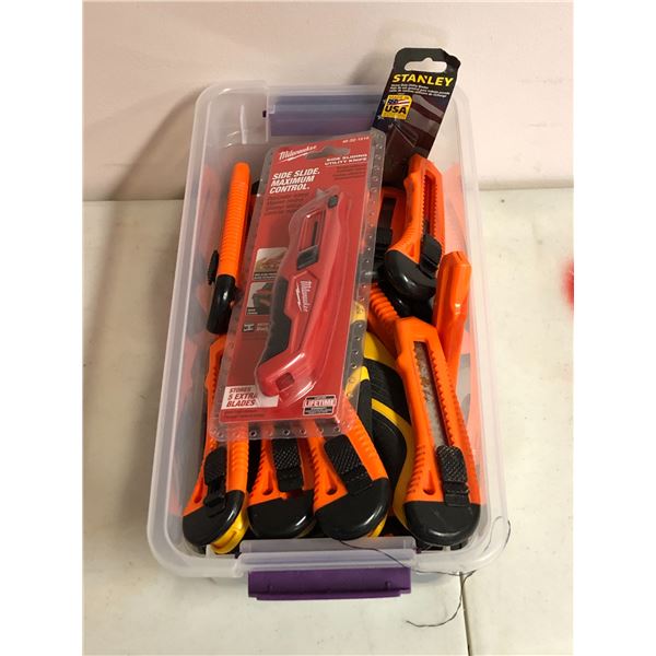 Group of 38 exacto knives