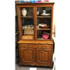 Image 1 : Large wooden cabinet approx. 66in H 36in L