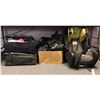 Image 1 : Misc suitcases full of clothing & carseat