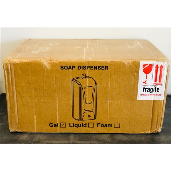 Box of 15 gel soap dispensers (new in box)