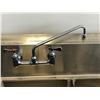 Image 3 : EFI SI818-3NC 18in x 18in x 11in Center Drain Three Compartment Sink Without Drainboard