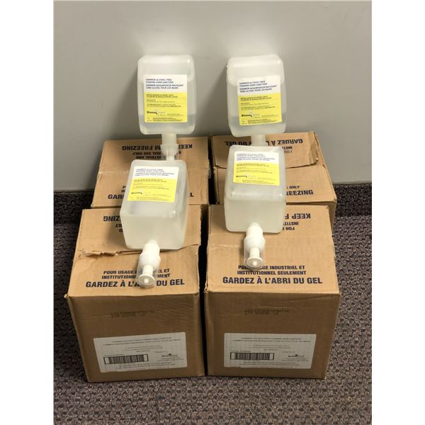 Group of 4 new in box eco hand sanitizer gel (4 in each box)