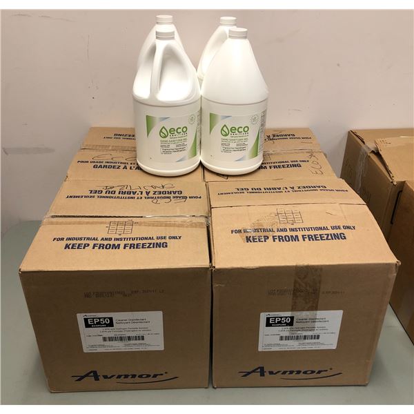 Group of 4 new in box eco hand sanitizer gel (4 in each box)