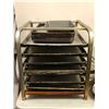 Image 1 : Group of commercial grade trays, tray holder w/trays