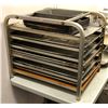 Image 2 : Group of commercial grade trays, tray holder w/trays