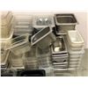 Image 2 : Group of misc hot/cold commercial storage pans, lids, etc...